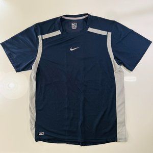 NIKE Performance Fit Navy Gray Shirt (L)